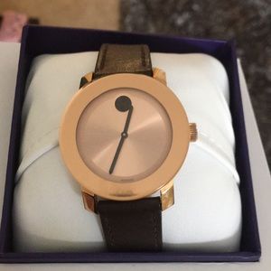 Rose gold movado bold